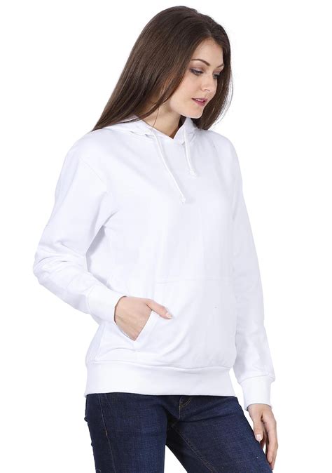 Womens White Hoodies 